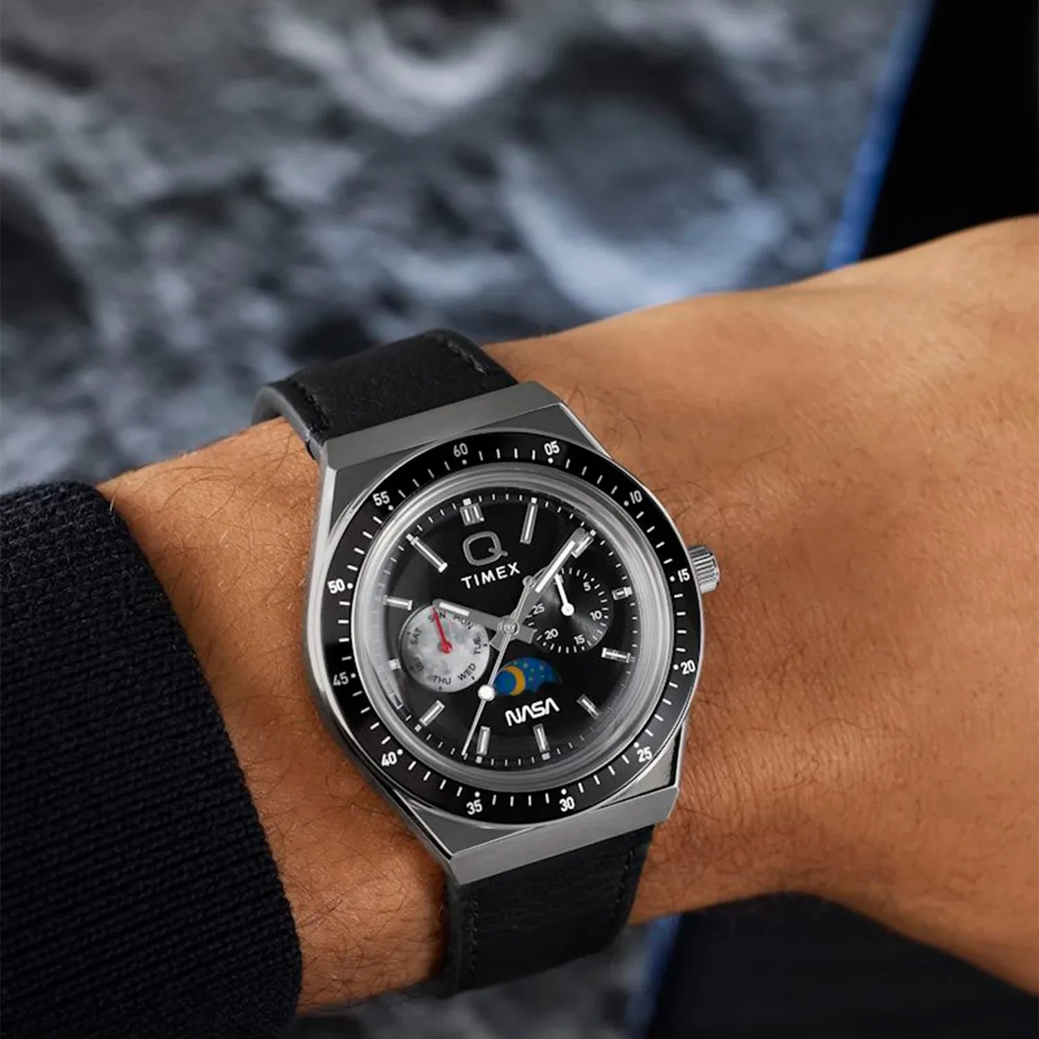 Timex Q Time Nasa TW2Y56800 - Ditur