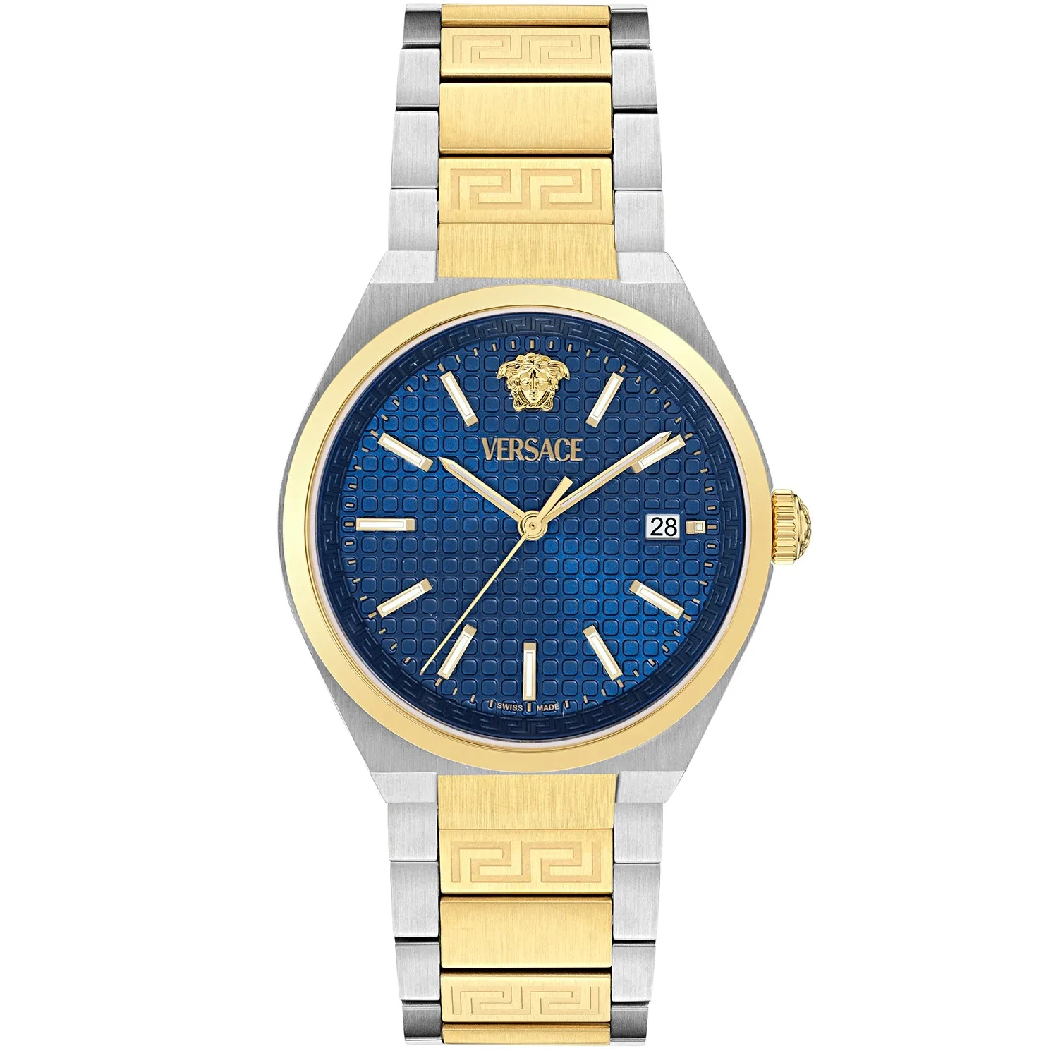 Versace ダイバーズウォッチ ブルー/ゴールド Versace V- Auria VE0F00325 - Ditur