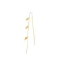 STINE A Jewelry Three Leaves Earring Single Goldplated Silver 1042-02-s