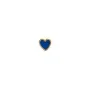 STINE A Jewelry Petit Love Heart Earring Single Goldplated Silver 1181-02-Cobalt Blue