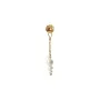 STINE A Jewelry Petit Pearl Berries Behind Ear Earring Single Goldplated Silver 1311-02-S