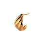 STINE A Jewelry Velvet Earring Single Goldplated Silver 1368-02-S