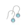 Blomdahl NT Mini Pendant Pearl Earrings Titanium 15-1280-77