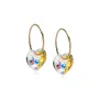 Blomdahl Heart Earrings Titanium 15-1355-02