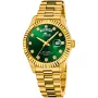 Lotus Freedom 18857/6 watch with Green dial and a watch case of 41 mm in diameter and a Metallink in Gold
