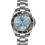 OceanX Sharkmaster 1000 sms1015 watch with Blue dial and a watch case of 44 mm in diameter and a Metallink in Silver