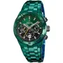 Festina Chrono Bike Special Limited Edition F20676/1 watch with Green dial and a watch case of 44 mm in diameter and a Metallink in Green