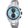 Festina Timeless Chronograph F20694/2 watch with Iced Blue dial and a watch case of 44 mm in diameter and a Metallink in Silver