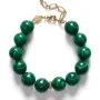 ANNI LU Malachite Bracelet Goldplated Brass 262-10-11