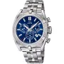Jaguar Special Edition J852/6 watch with Blue dial and a watch case of 46 mm in diameter and a Metallink in Silver