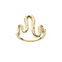 Maanesten Ring for Woman with a beautiful Gold color made in 925 Sterling Silver