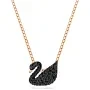 Swarovski Swan Pendant Necklace Metal Rosegoldplated 5204133
