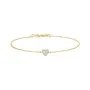 Ania Haie Sweerheart Pave Bracelet Silver B064-01G