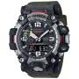 Casio G-Shock Mudmaster GWG-2000-1A3ER watch with Black dial and a watch case of 54 mm in diameter and a Rubber in Green