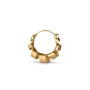 Jane Kønig Curly Hoop Earring Single Goldplated Silver JKSCHF18-G