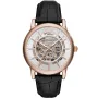 Emporio Armani Luigi AR60007 watch with Silver dial and a watch case of 43 mm in diameter and a Leather in Black