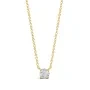 Alier Studio Aura Diamond Solitaire Necklace Gold 0,25 ct. AS005