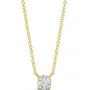 Alier Studio Aura Solitaire Necklace Gold 0,25 ct. AS005