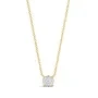 Alier Studio Aura Diamond Solitaire Necklace Gold 0,50 ct. AS006