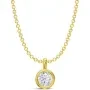 Alier Studio Elise Solitaire Necklace Gold 0,25 ct. AS007
