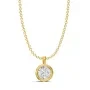 Alier Studio Elise Solitaire Necklace Gold 0,50 ct. AS008