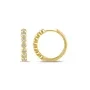 Alier Studio Alma Hoops Earrings Gold 0,50 ct. AS016