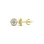Alier Studio Sol Studs Earrings Gold 0,72 ct. AS018