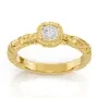 Alier Studio Muse Diamond Solitaire Ring Gold 0,32 ct. AS025