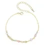Wioga Alison Bracelet Goldplated Silver B-8443-GP