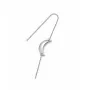 Jane Kønig Big Half Moon NO. 2 chain Earring Single Stainless Steel BHME-AW26-SS-S