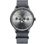 Bonvier Moonphase BV009 watch for Man with  dial that measures 40 mm in diameter and has a  Nato strap watch strap