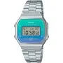 Casio Vintage A168WER-2AEF watch with  dial and a watch case of 37 mm in diameter and a Metallink in Silver