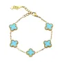 SKØR Clove Light Blue Bracelet Stainless Steel SK0053
