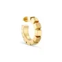 Jane Kønig Chunky Magic Hoop Earring Single Goldplated Silver CMH-AW24-G