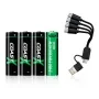 Battery Coast AA / LR06 Battery 4 Pcs. Rechargable 100047534