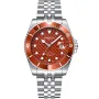 Dissing Diver D1130 watch for Man with  dial that measures 43 mm in diameter and has a  Metal band watch strap