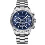 Dissing MK9 D1204 watch with Blue dial and a watch case of 43 mm in diameter and a Metallink in Silver