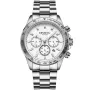 Dissing MK9 D1672 watch with White dial and a watch case of 43 mm in diameter and a Metallink in Silver