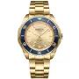 Dissing Ocean D1511 watch with Gold dial and a watch case of 45 mm in diameter and a Metallink in Gold