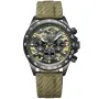 Dissing MK9 D1524 watch with Green dial and a watch case of 43 mm in diameter and a Canvas in Green