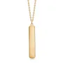 Avilé Jewelry Anchor Plate Necklace Goldplated Silver Di002-GP