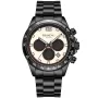 Dissing MK9 D1481 watch with Beige dial and a watch case of 43 mm in diameter and a Metallink in Black