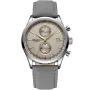 Dissing D1084 watch with Beige dial and a watch case of 42 mm in diameter and a Leather in Grey