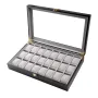 Ditur Watch Box in Black Wood with space for 24 Watches