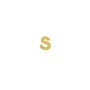 IX Studios Letter Earring Single Goldplated Silver DMB0352SGD