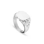 Jane Kønig Drippy Signet Ring Silver DSR-AW22-S