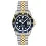 Duxot Atlantica DX-2057-AA watch with Blue dial and a watch case of 42 mm in diameter and a Two-Tone in Gold, Silver