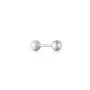 Ania Haie Sphere Barbell Earring Single Silver E035-02H