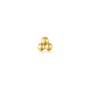 Ania Haie Triple Ball Barbell Earring Single Goldplated Silver E035-03G