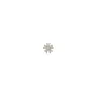 Ania Haie Sparkle Flower Barbell Earring Single Goldplated Silver E035-10G